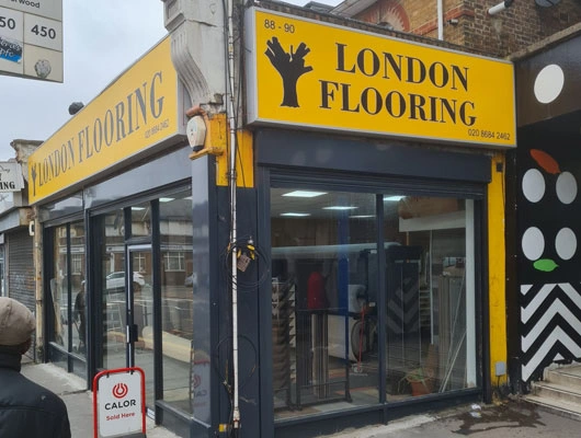 Custom aluminium shopfront installation by Supertive